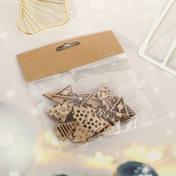 Unfinished Wood Pendant Decorations