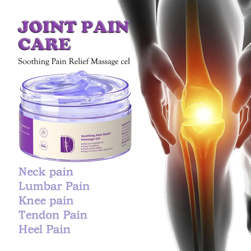 Rapid Relief Muscle Therapy Gel,Knee Lumbar Shoulder Neck Muscle Pain,Turmeric Effortlessbeauty Extract Sodium Sulfate Chondr...