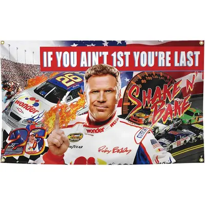 If You Ain't 1st First You're Las 3x5Ft Flag Tapestry for Talladega Nights Ricky Bobby Tapestry for Man Cave College Dorm Roo...