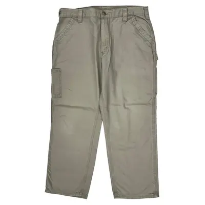 Carhartt Carpenter Trousers - 38″ Waist Beige Cotton