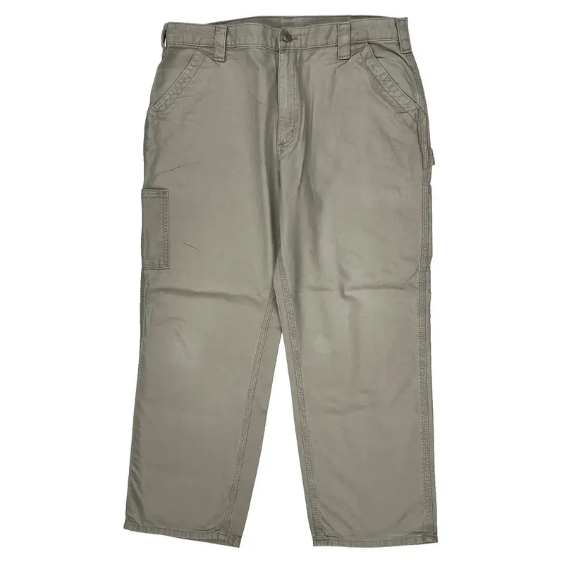 Carhartt Carpenter Trousers - 38″ Waist Beige Cotton