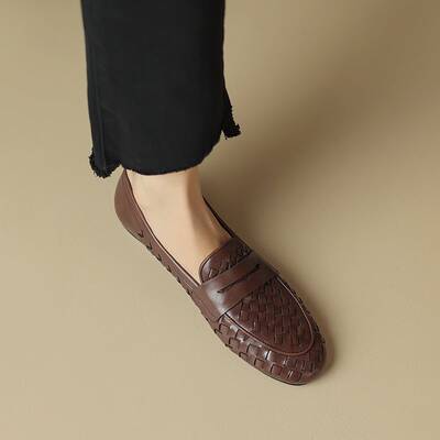 CHIKO Annissa Round Toe Block Heels Loafers Shoes
