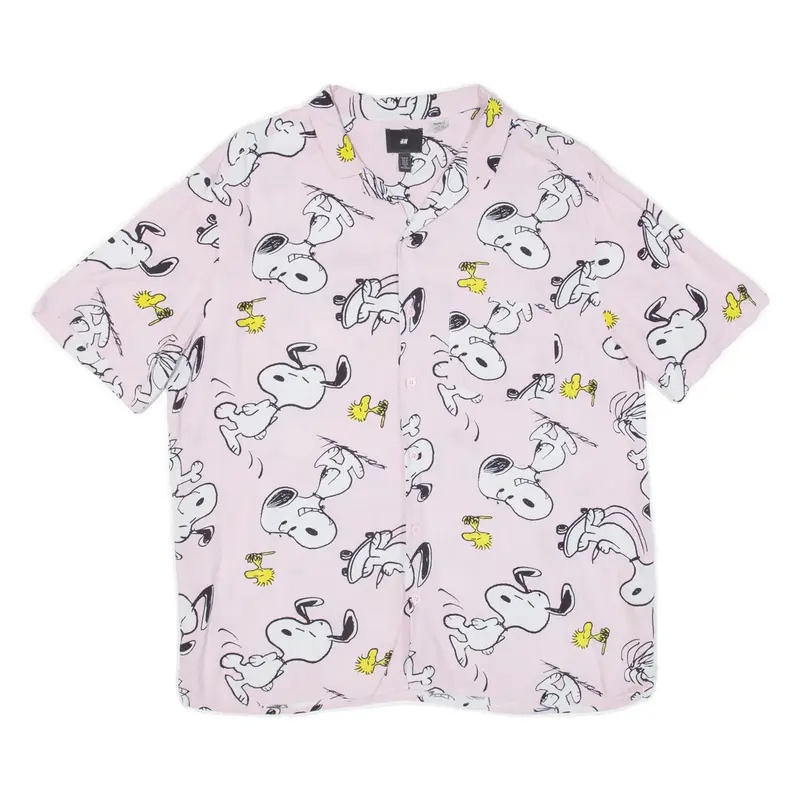 PEANUT Mens Shirt Pink M