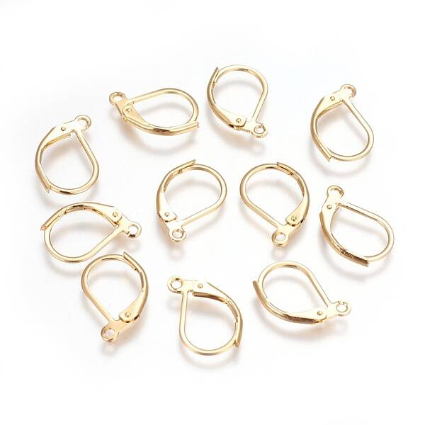 304 Stainless Steel Leverback Earrings Findings