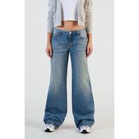 Pacsun Women's Casey Tinted Low Rise Baggy Jeans Dark Indigo