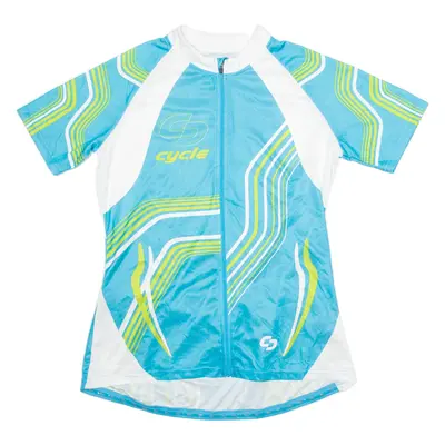 CRIVIT Cycling Mens Jersey Blue 1/4 Zip L