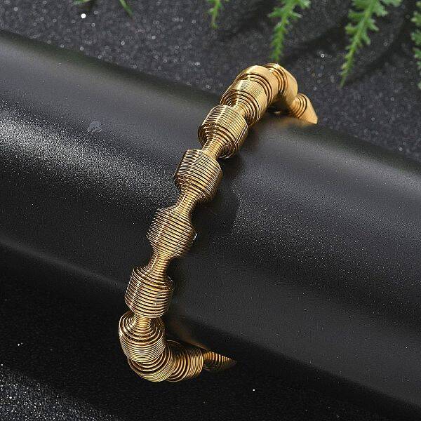 304 Stainless Steel Stretch Bangles for Women