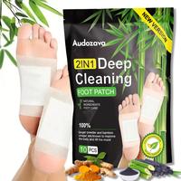 Foot Detox Patches for Stress Relief, Toxin Removal & Better Sleep | Natural Deep Cleansing Pads Treatment Herbal Ginger Bamb...