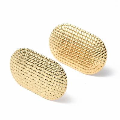 Ion Plating(IP) 304 Stainless Steel Stud Earring Findings