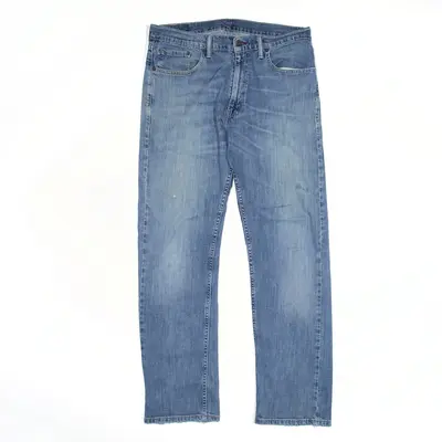 LEVI'S 505 Jeans Blue Denim Regular Straight Mens W34 L32