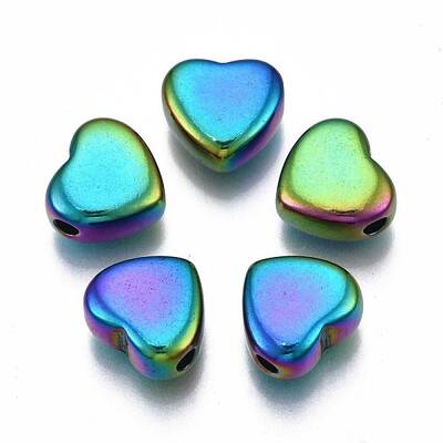Rack Plating Rainbow Color 304 Stainless Steel Beads
