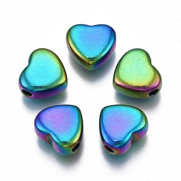 Rack Plating Rainbow Color 304 Stainless Steel Beads