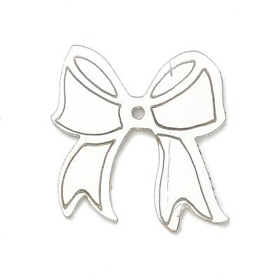 Laser Mirror Face Acrylic Pendants