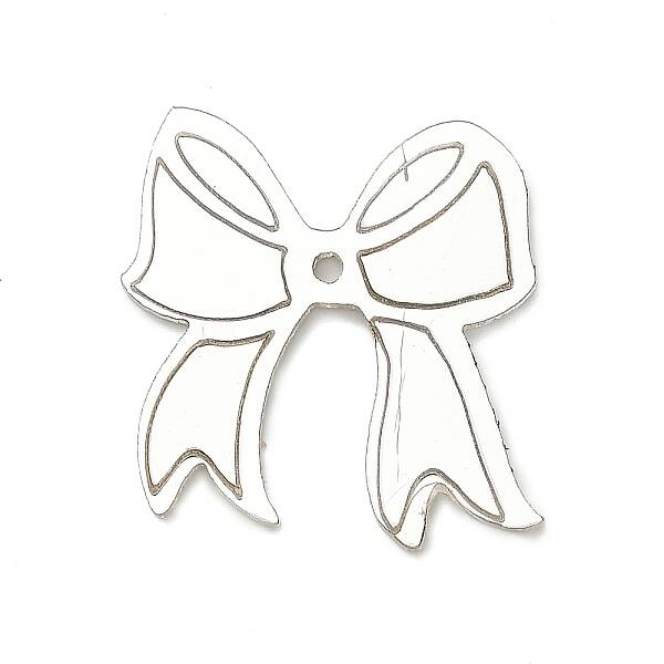 Laser Mirror Face Acrylic Pendants