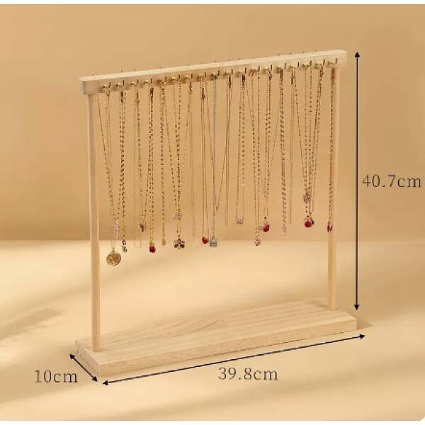 Wooden Necklace Display Stands