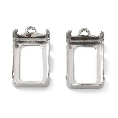 304 Stainless Steel Pendant Cabochos