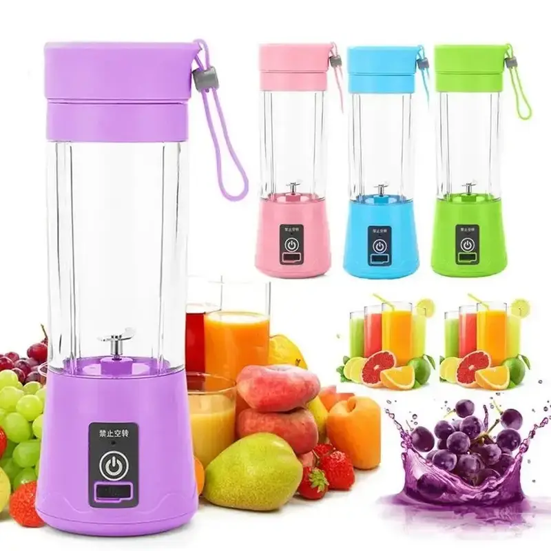Portable Blender Cup, Electric USB Juicer Blender, Mini Blender Portable Blender For Shakes and Smoothies, rechargeable batte...