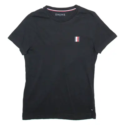 TOMMY HILFIGER Mens T-Shirt Black S