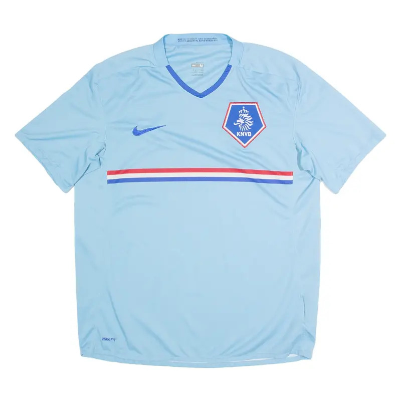 NIKE Holland Away Shirt Mens Football Shirt Jersey Blue M