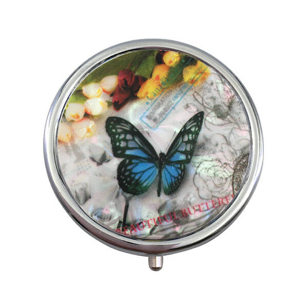 Portable Stainless Steel Pill Box