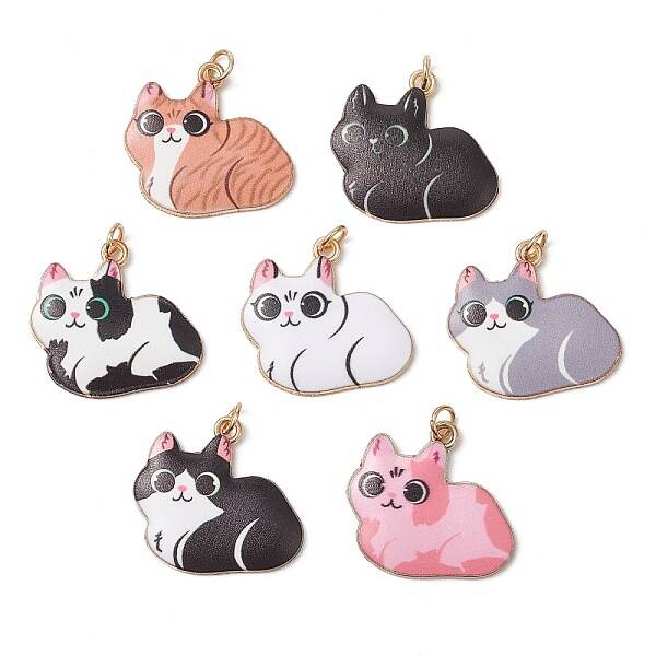 Alloy Enamel Pendants