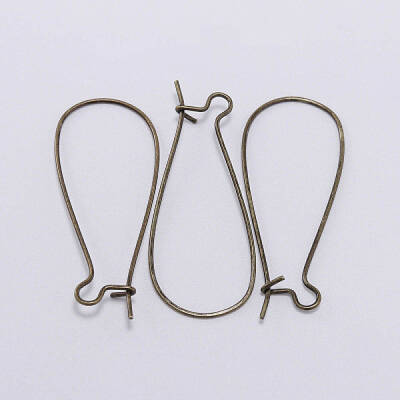 Iron Hoop Earring Findings