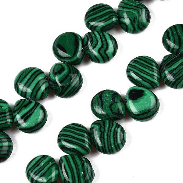 Synthetic Malachite Beads Strands