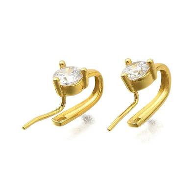 925 Sterling Silver Cubic Zirconia Pendants Bails