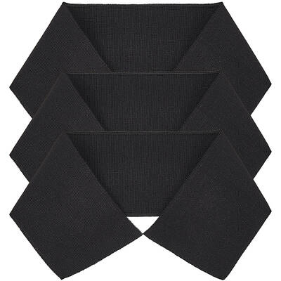 3Pcs 95% Cotton & 5% Elastic Fiber Ribbing Fabric for Cuffs