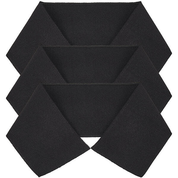 3Pcs 95% Cotton & 5% Elastic Fiber Ribbing Fabric for Cuffs