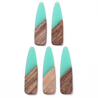Resin & Walnut Wood Big Pendants