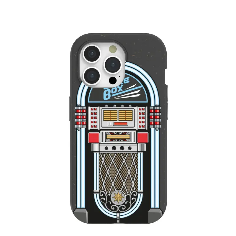 Black Jukebox iPhone 15 Pro Case
