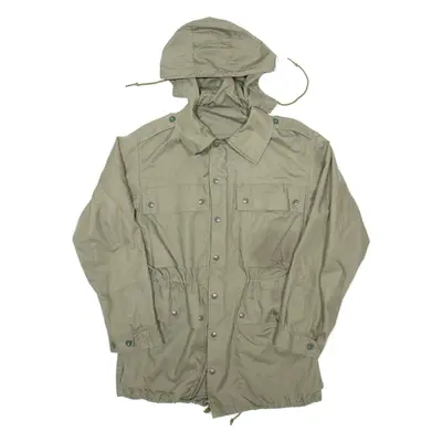 Mens Chore Jacket Green Hooded S