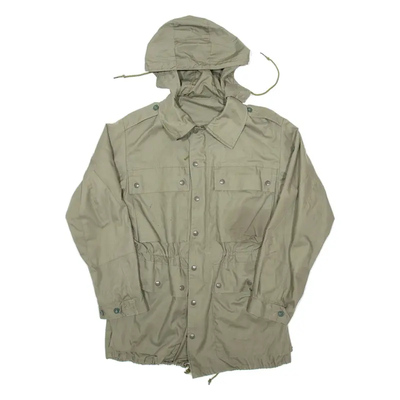 Mens Chore Jacket Green Hooded S