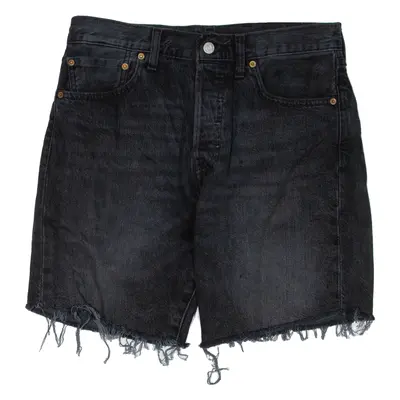 LEVI'S Womens Denim Shorts Black M W31