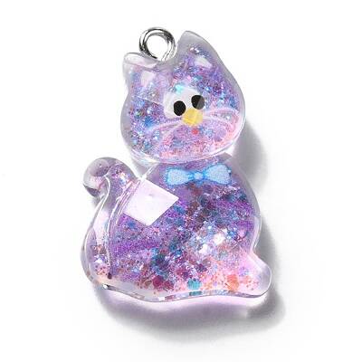 Transparent Resin Pendants