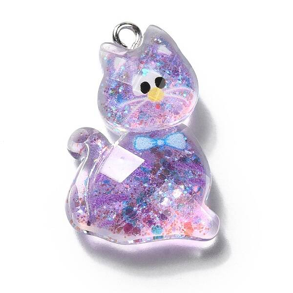 Transparent Resin Pendants