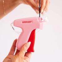 Stitchy 2.0 -Alter Your Clothing Instantly -1Redand Pink Stitchy with 1200 Micro StitchesAt-Home Alterations-Wardrobe Assista...
