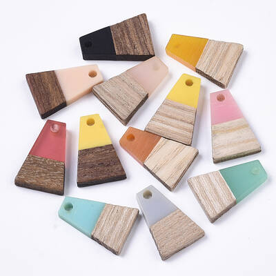 Resin & Wood Pendants