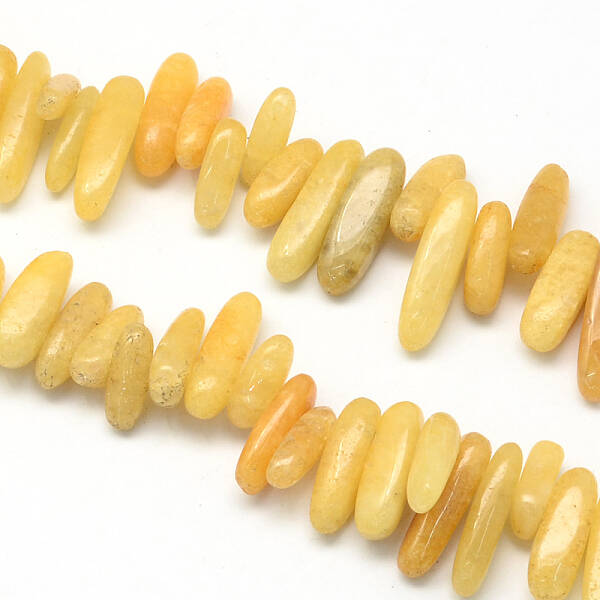 Natural Topaz Jade Stone Bead Strands