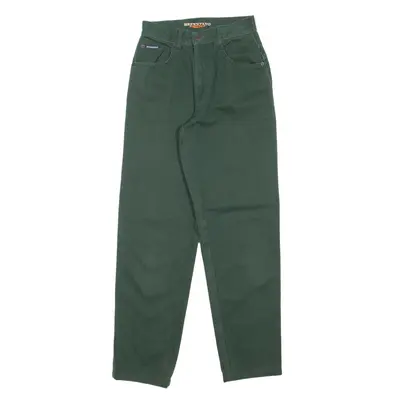 BRENNTANO Jeans Green 90s Denim Regular Tapered Womens W24 L29