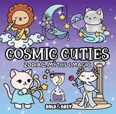 Cosmic Cuties Coloring Book & Reusable Protective Sheet by Wook Books