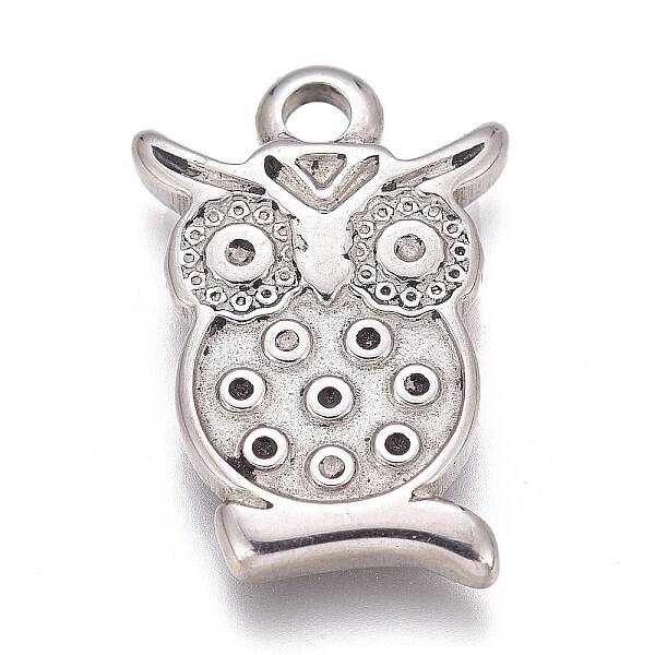 Tarnish Resistant 304 Stainless Steel Pendants Rhinestone Settings