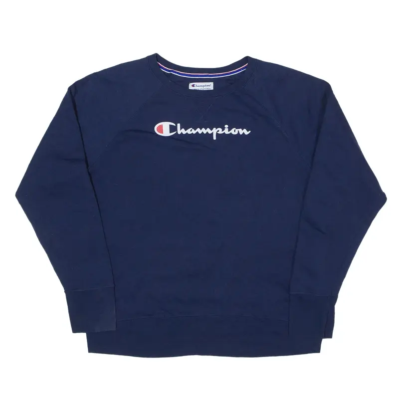 CHAMPION Sweatshirt Blue Womens XL