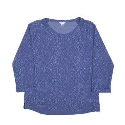 CALVIN KLEIN Sweatshirt Blue Womens L