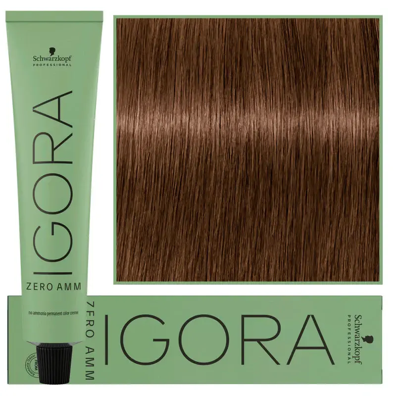 Schwarzkopf Professional Igora Zero Amm Hair Dye 60ml 5-5 | Light Golden Brown