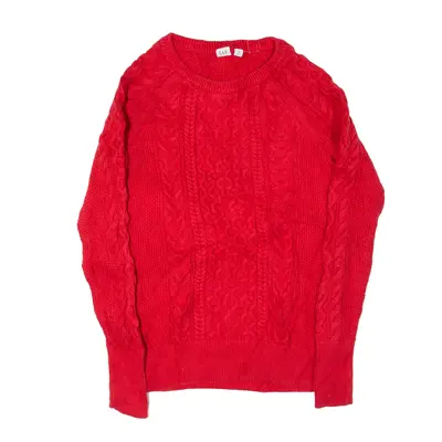 GAP Red Aran Jumper XS