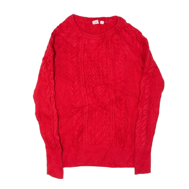 GAP Red Aran Jumper XS