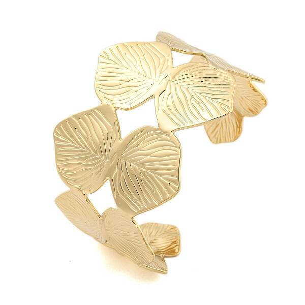 Ion Plating(IP) 304 Stainless Steel Hollow Open Cuff Bangles
