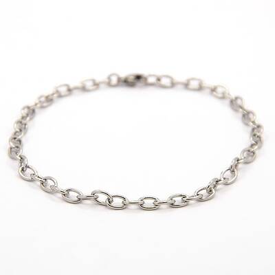 Tarnish Resistant 304 Stainless Steel Cable Chains Bracelets